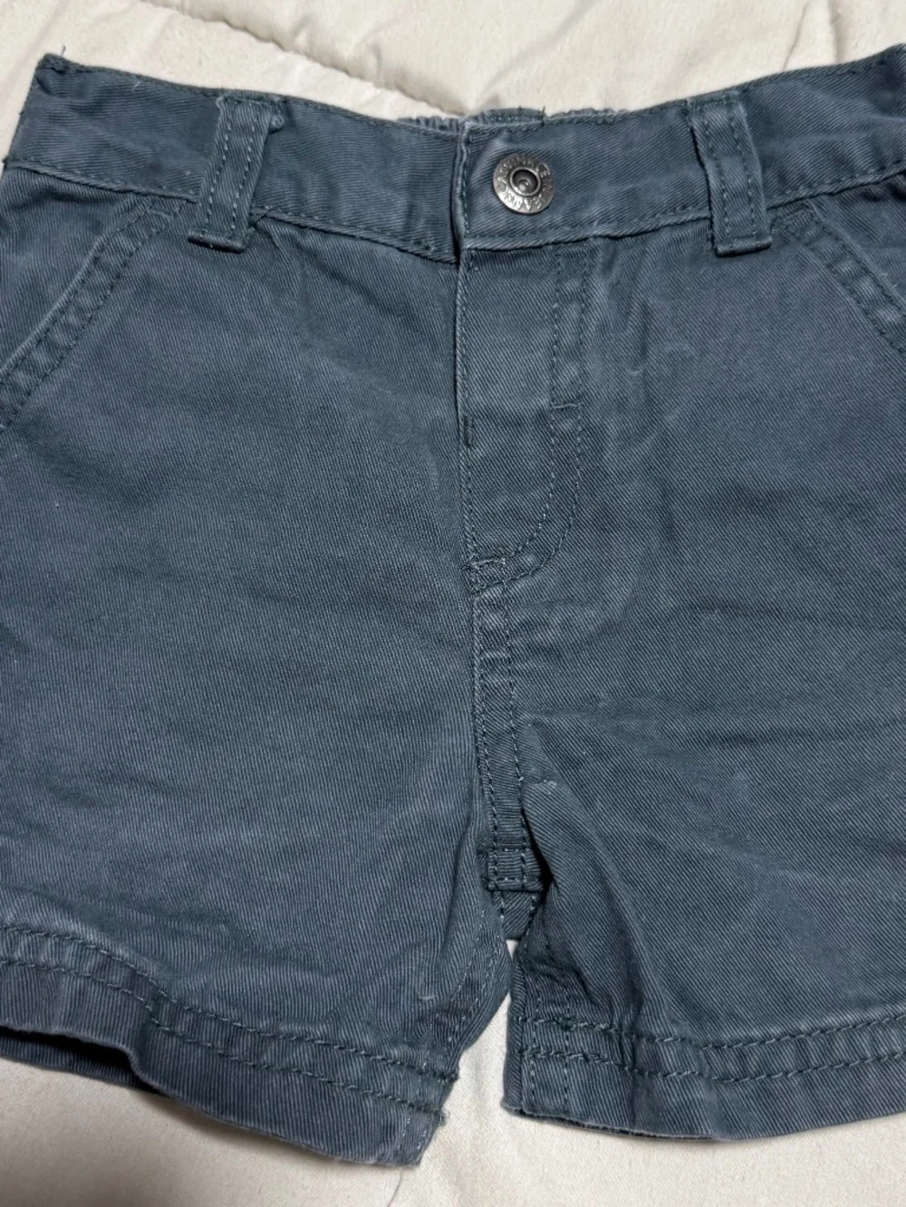 Calvin Klein Jeans Baby 3-6M Grayish Blue Shorts Elastic Waist